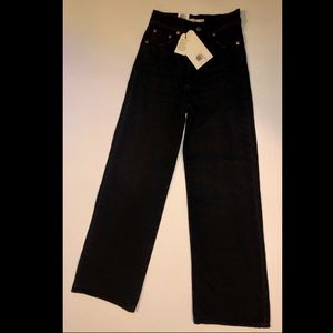 LEVI’S PREMIUM RIBCAGE WIDE LEG DENIM JEANS